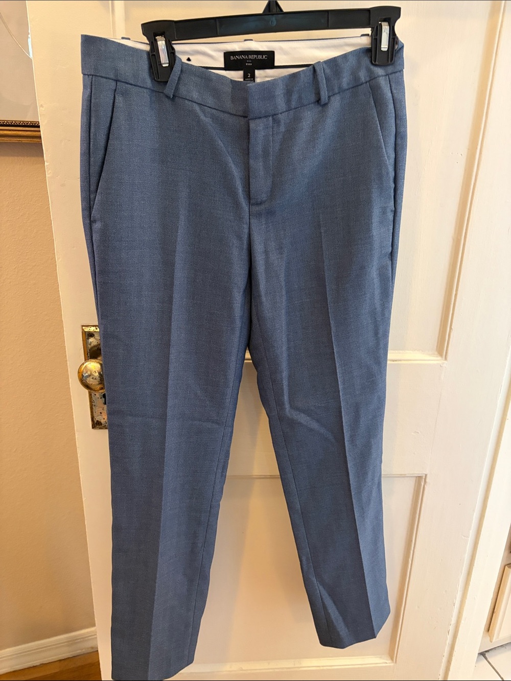 Banana Republic Light Blue Tailored Dress Pants